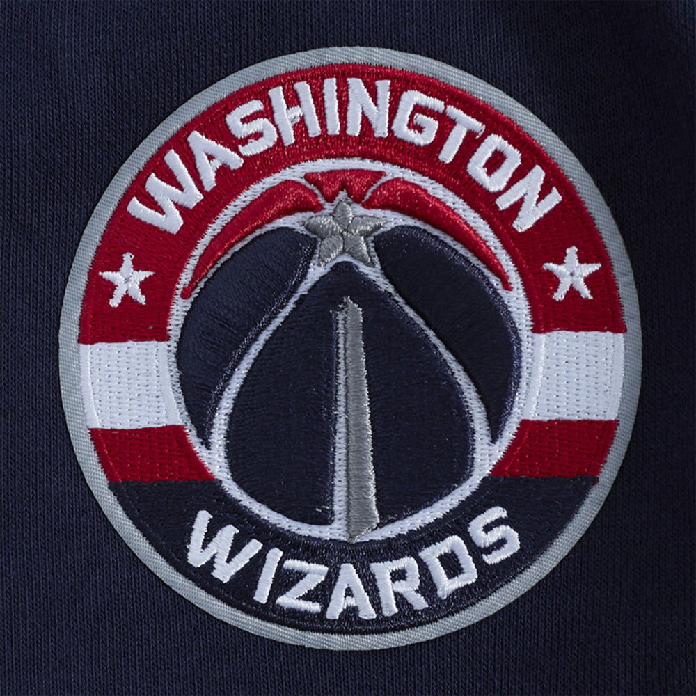 Washington Wizards Pro Standard Women's Jewels Cropped Pullover Hoodie Navy
