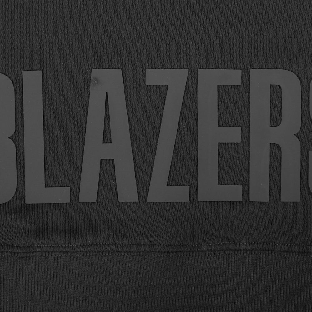 Portland Trail Blazers Pro Standard Women's Jewels Cropped Pullover Hoodie Black outlet