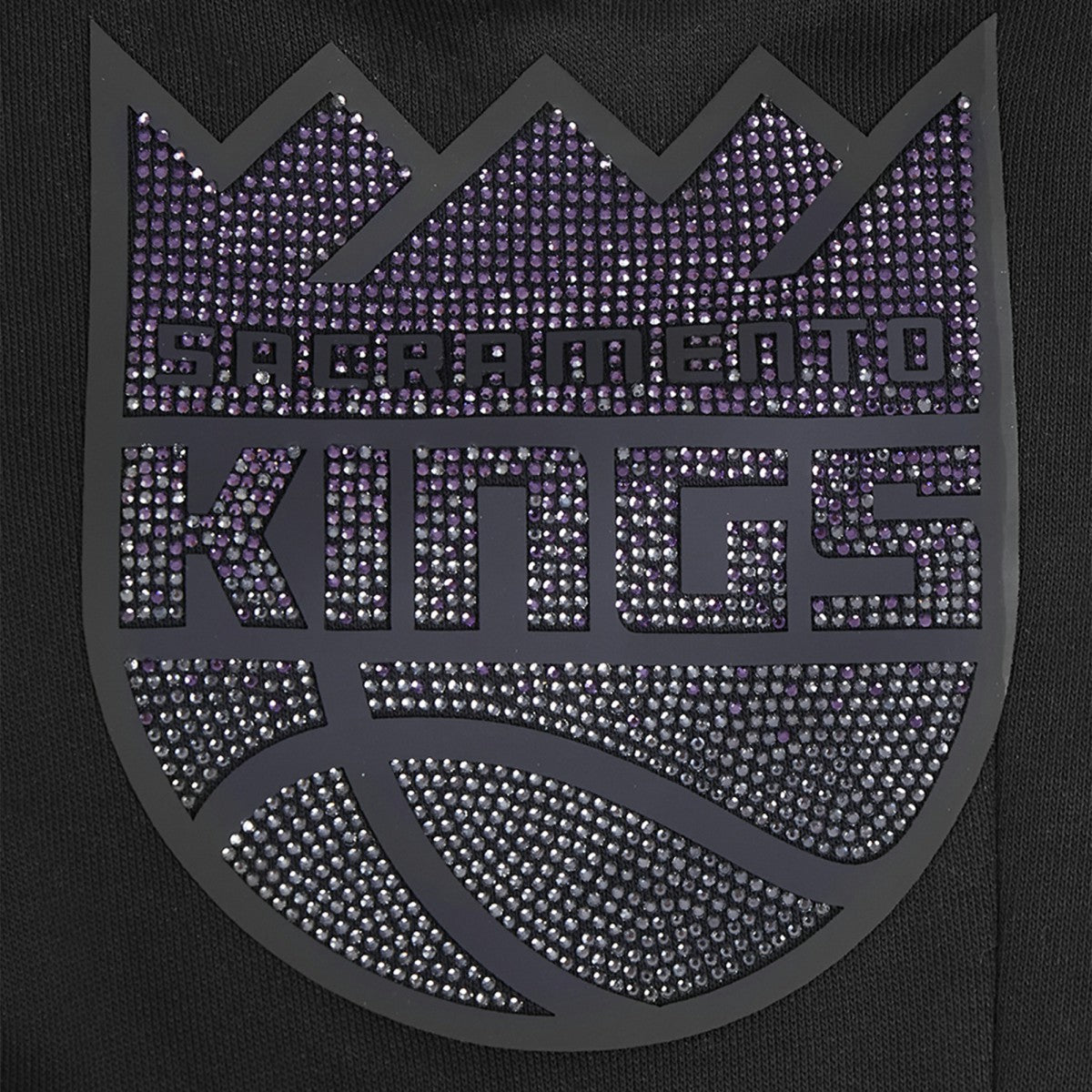 Sacramento Kings Pro Standard Women's Jewels Boxy Cropped T-Shirt Black