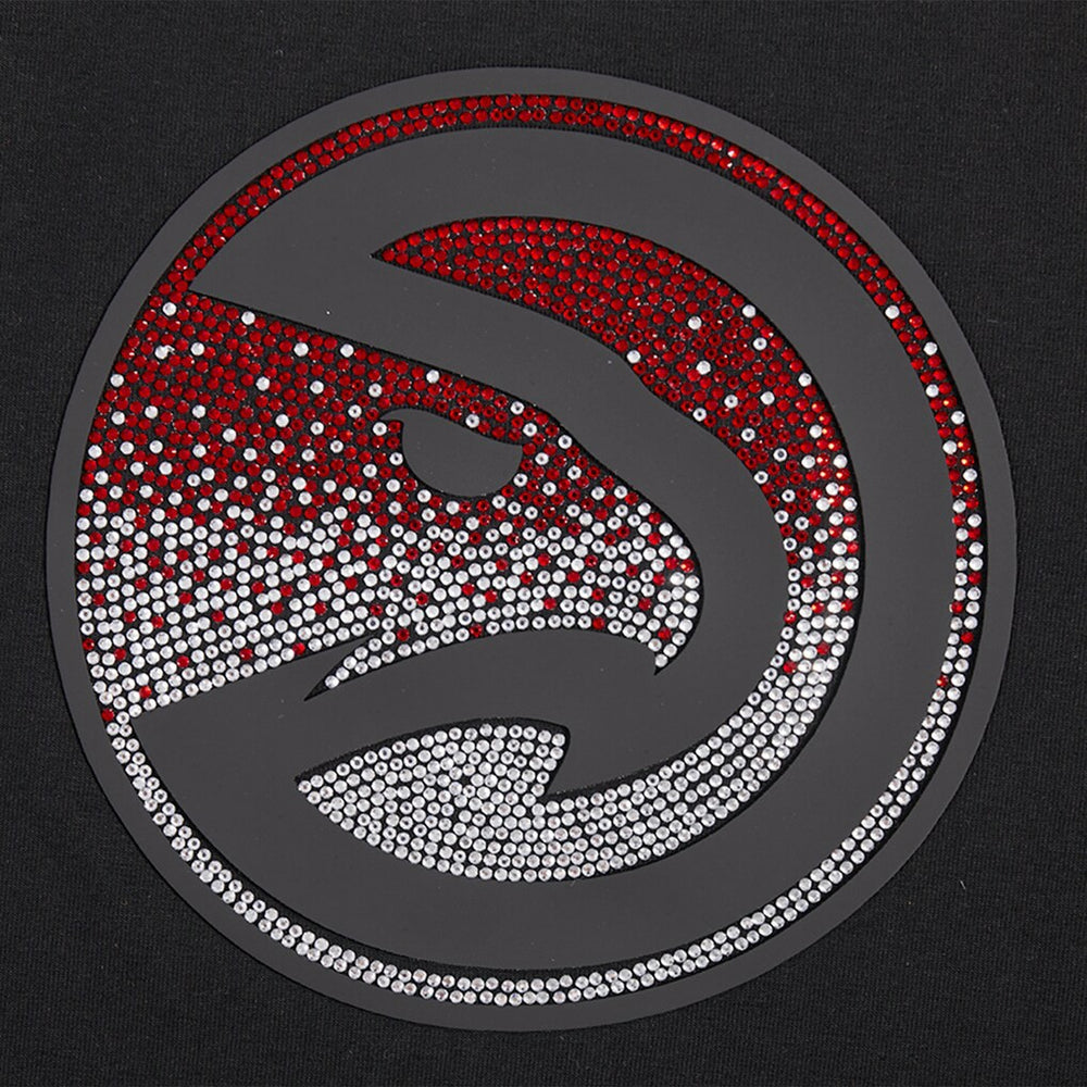 Atlanta Hawks Pro Standard Women's Jewels Boxy Cropped T-Shirt Black outlet