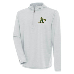 Athletics Antigua Tidy Quarter-Zip Hoodie - Heather Gray Hoodies