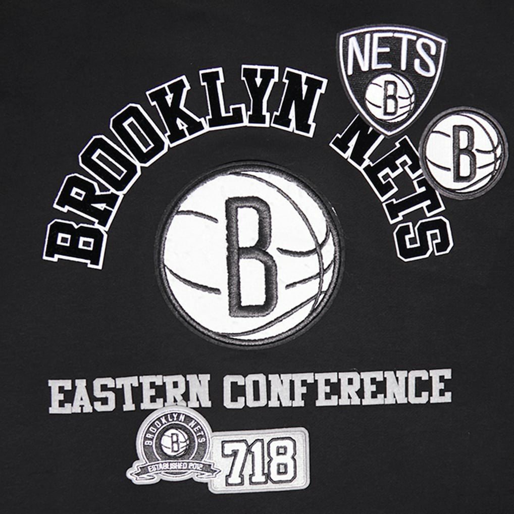 Brooklyn Nets Pro Standard Area Code Pullover Hoodie Black