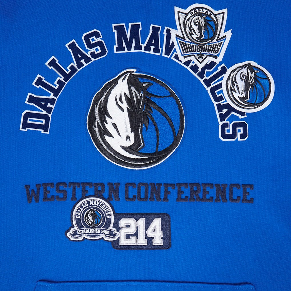 Dallas Mavericks Pro Standard Area Code Pullover Hoodie Blue