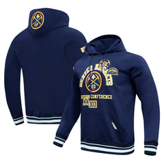 Denver Nuggets Pro Standard Area Code Pullover Hoodie Navy
