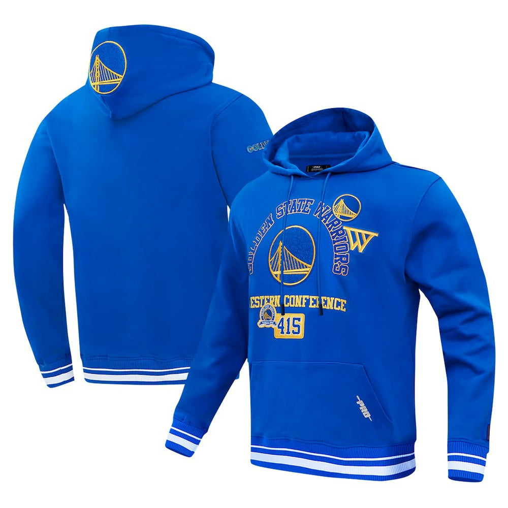 Golden State Warriors Pro Standard Area Code Pullover Hoodie Royal