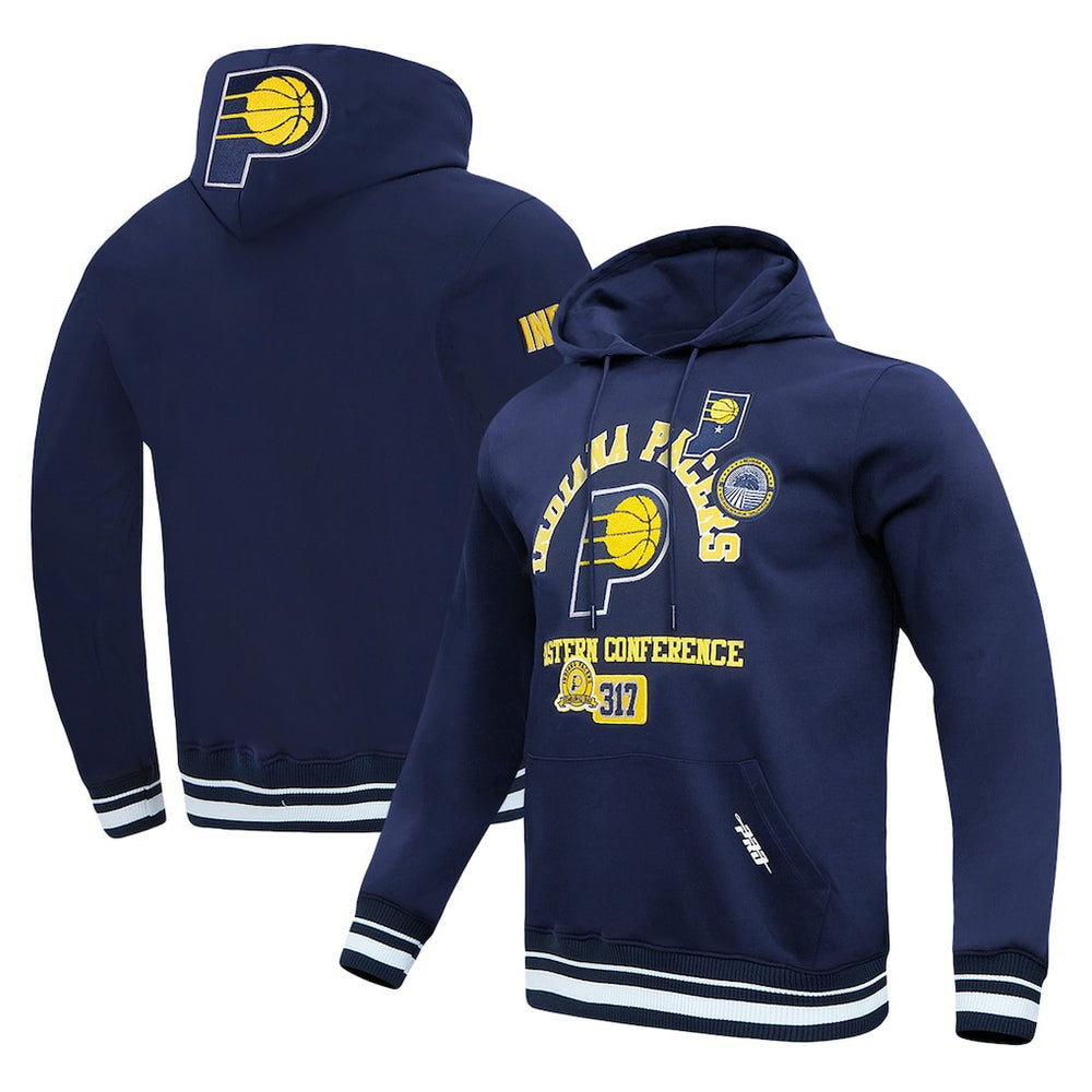 Indiana Pacers Pro Standard Area Code Pullover Hoodie Navy outlet