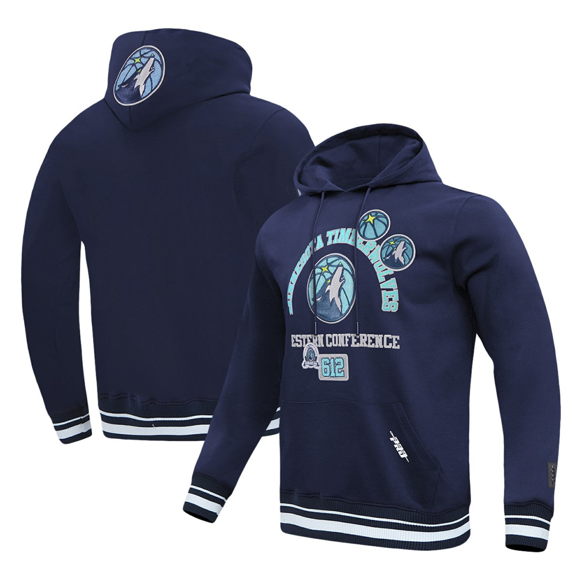 Minnesota Timberwolves Pro Standard Area Code Pullover Hoodie Navy outlet