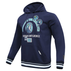 Minnesota Timberwolves Pro Standard Area Code Pullover Hoodie Navy outlet