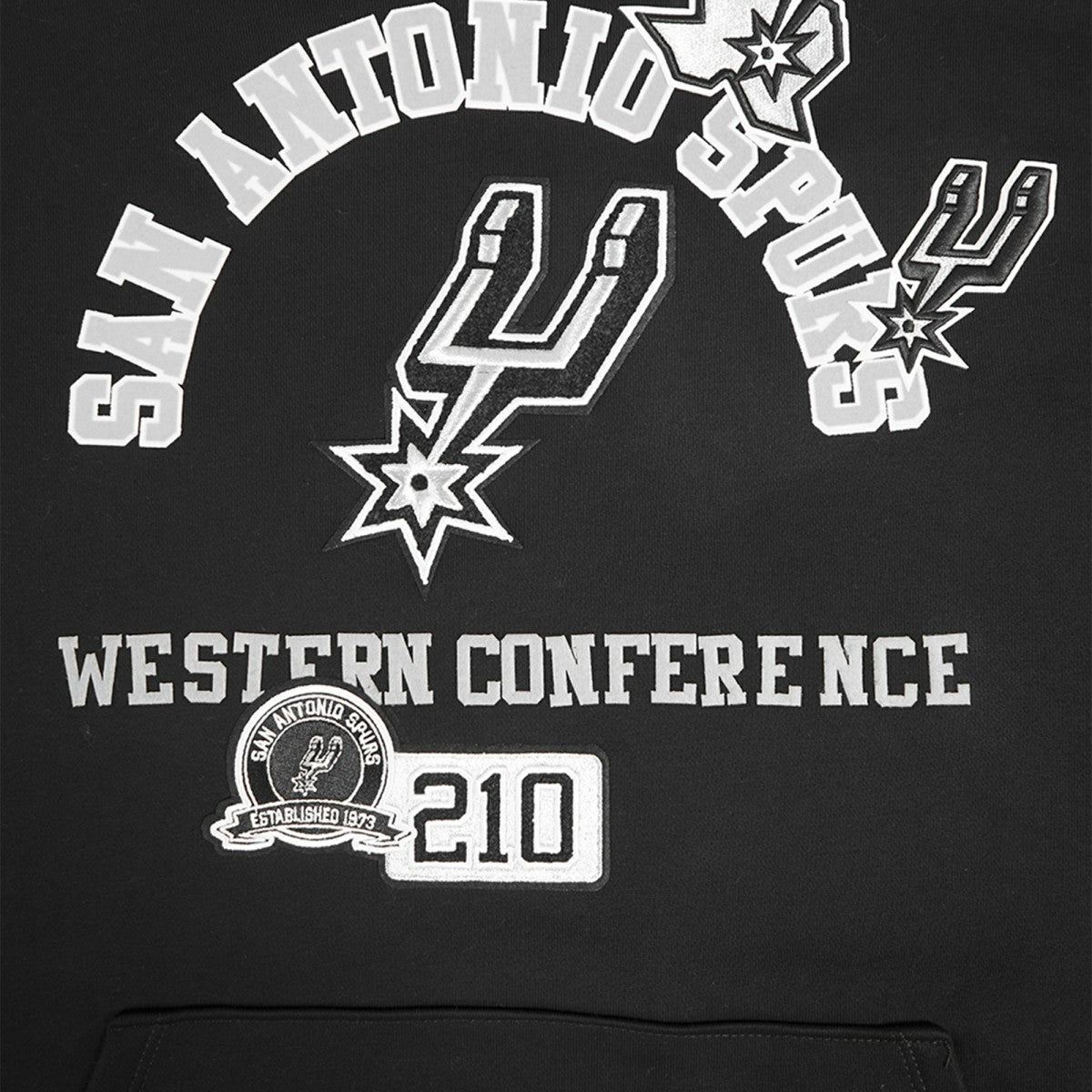 San Antonio Spurs Pro Standard Area Code Pullover Hoodie Black