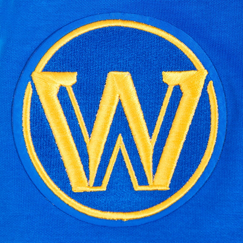 Golden State Warriors Pro Standard Split Logo Pullover Hoodie Royal