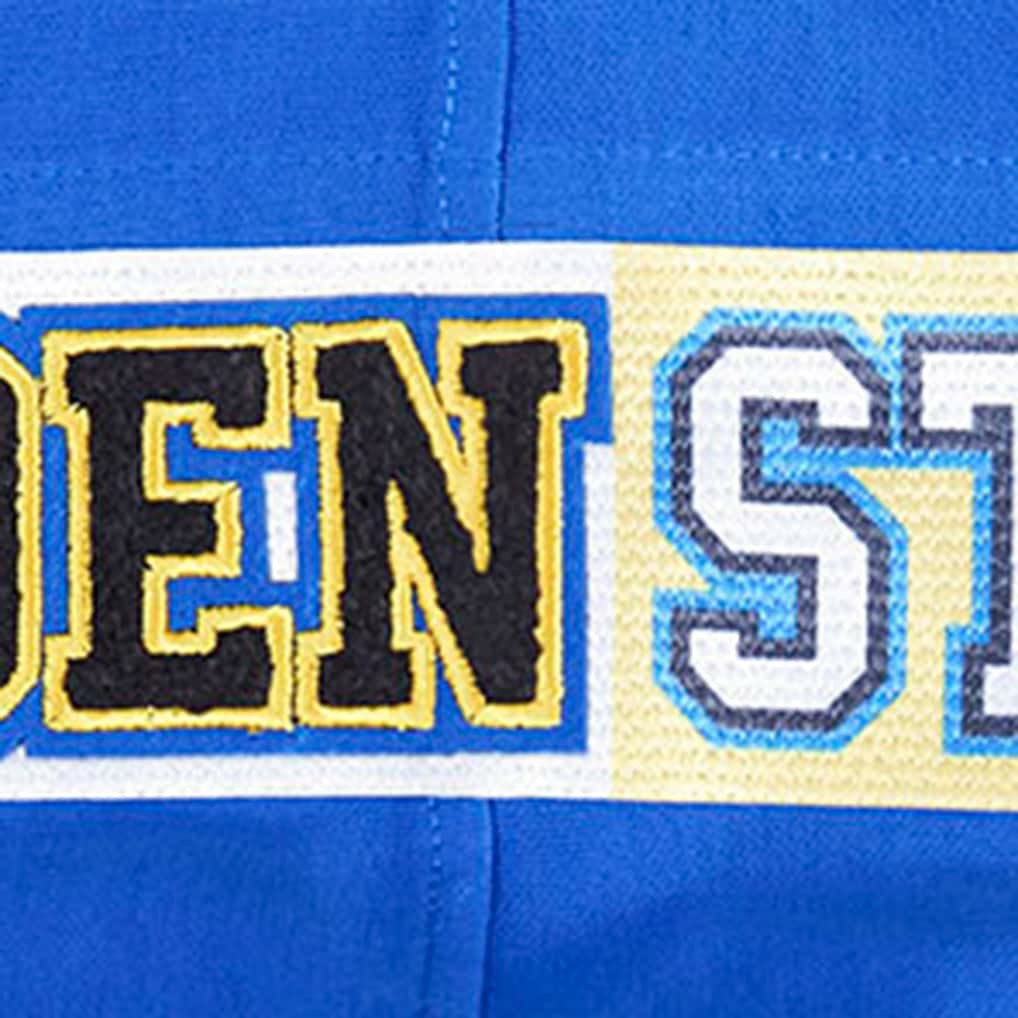 Golden State Warriors Pro Standard Split Logo Pullover Hoodie Royal