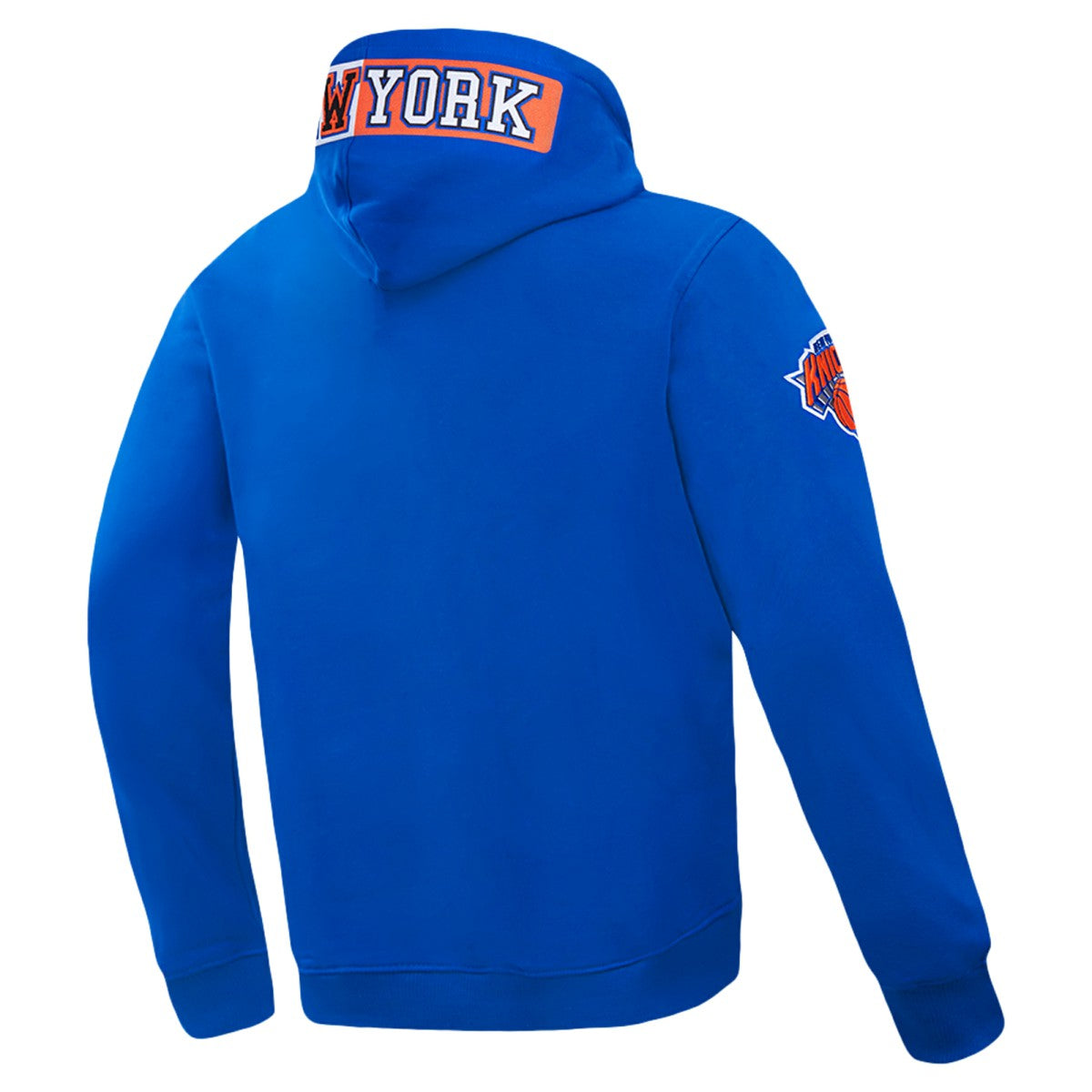 New York Knicks Pro Standard Split Logo Pullover Hoodie Blue