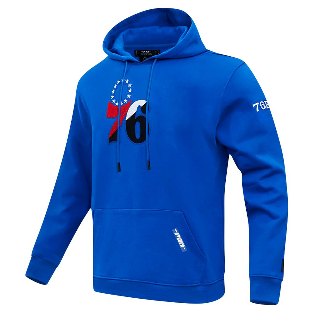 Philadelphia 76ers Pro Standard Split Logo Pullover Hoodie Royal