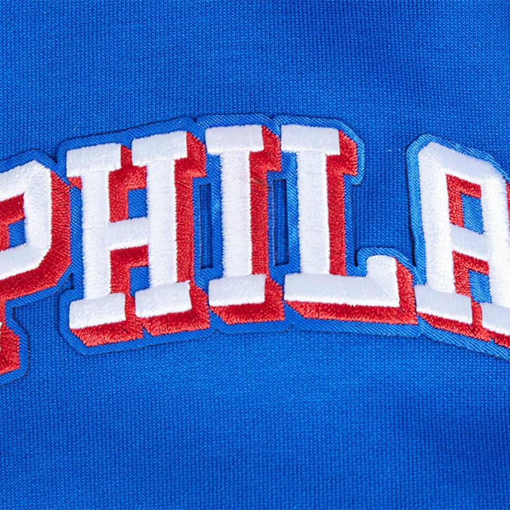 Philadelphia 76ers Pro Standard Split Logo Pullover Hoodie Royal