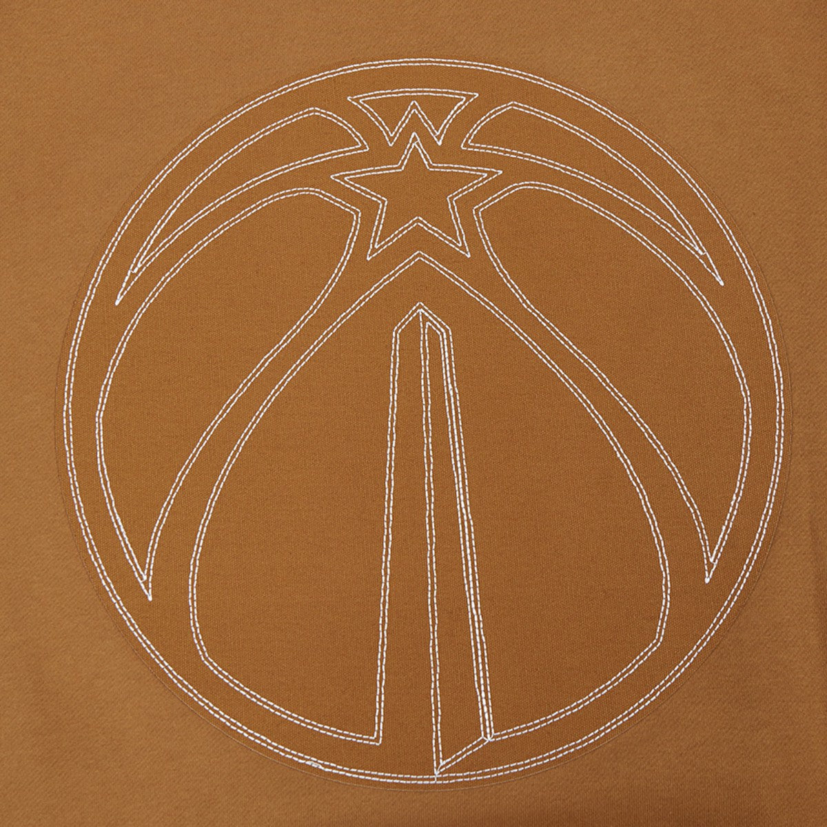 Washington Wizards Pro Standard Paint the City Drop Shoulder Pullover Hoodie Brown