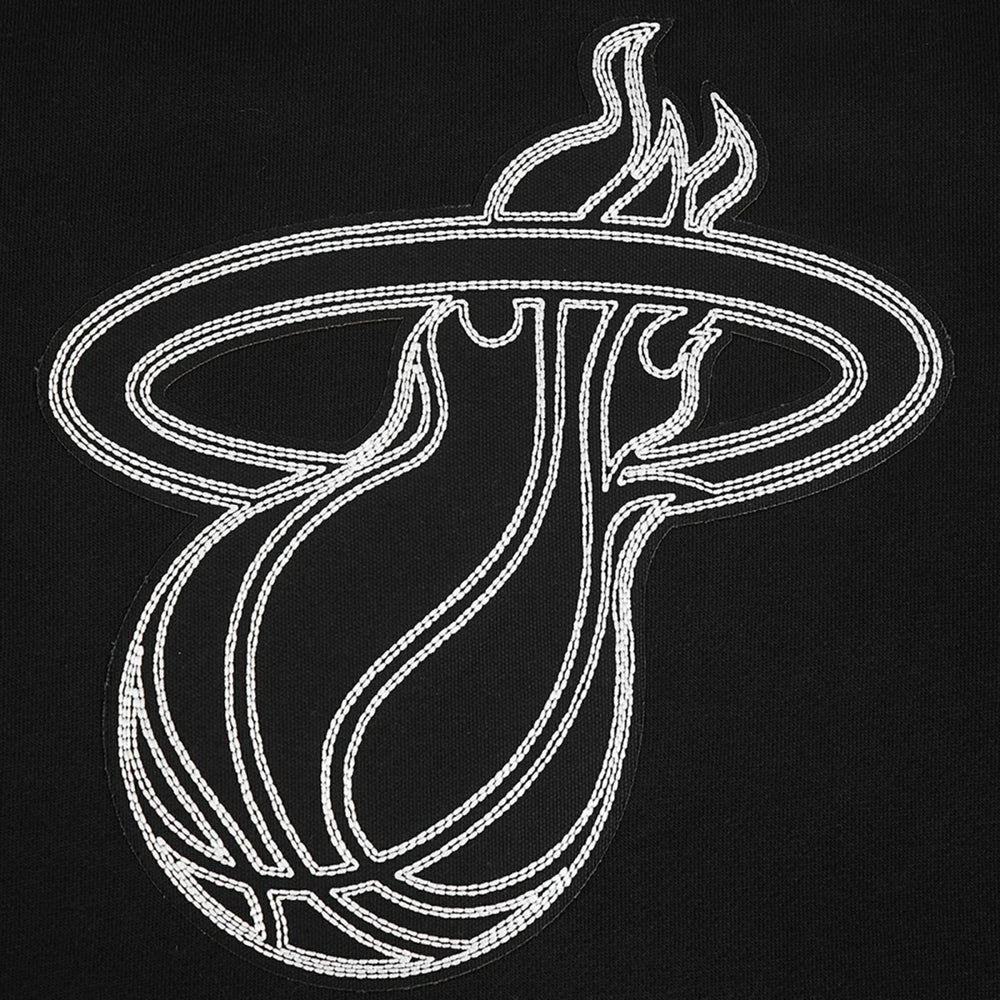 Miami Heat Pro Standard Paint the City Drop Shoulder Sweatshirt Black