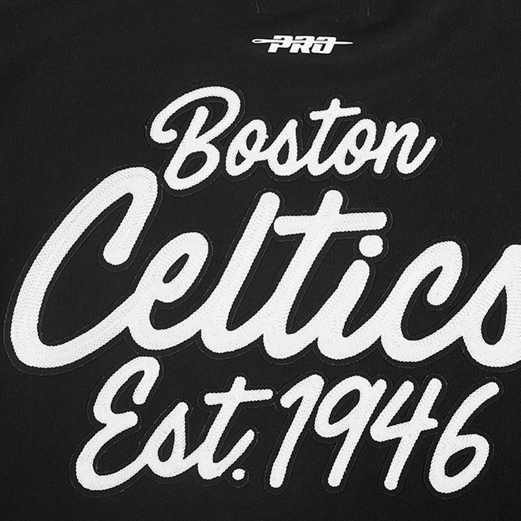 Boston Celtics Pro Standard Paint the City Drop Shoulder Sweatshirt Black