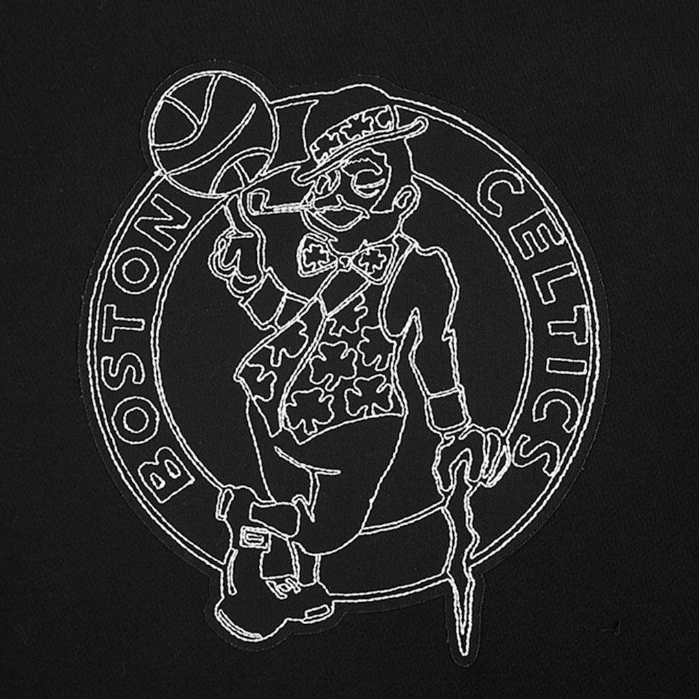 Boston Celtics Pro Standard Paint the City Drop Shoulder Sweatshirt Black