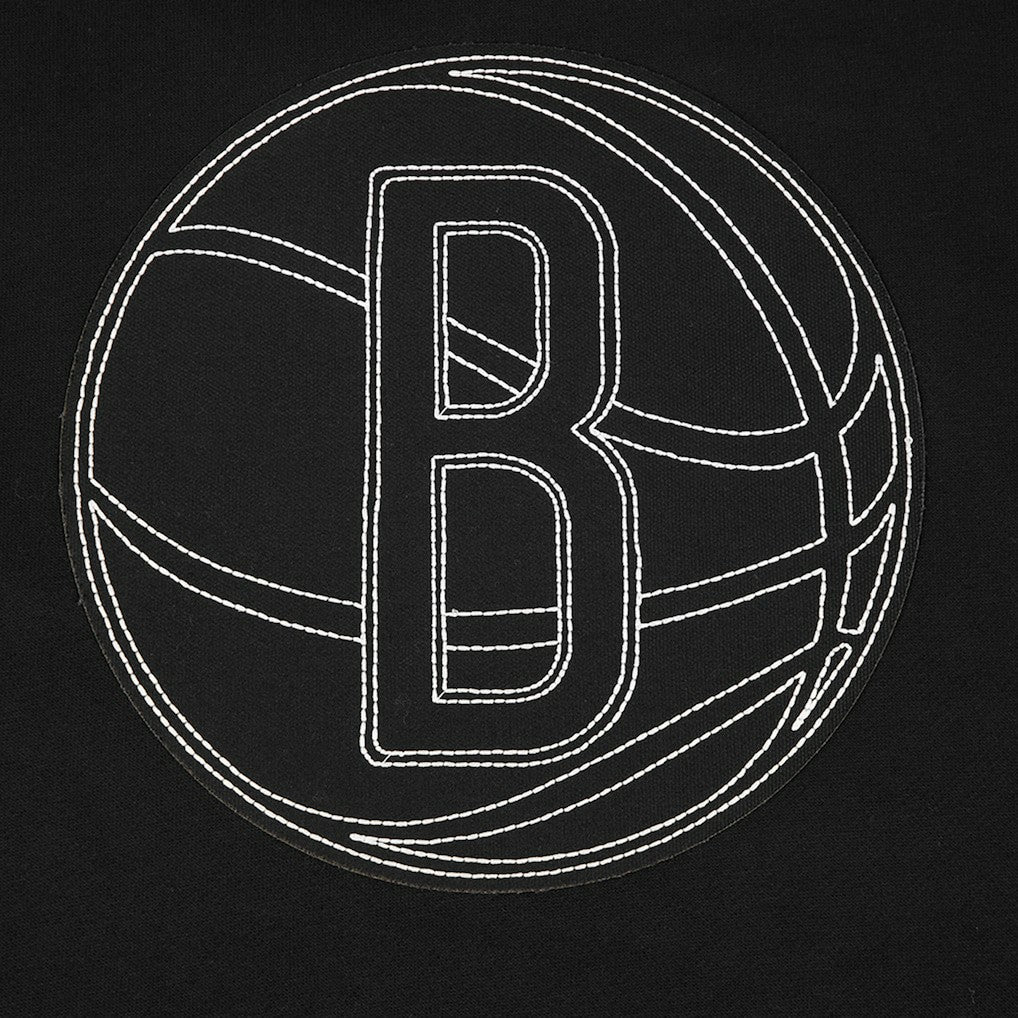 Brooklyn Nets Pro Standard Paint the City Drop Shoulder Sweatshirt Black outlet