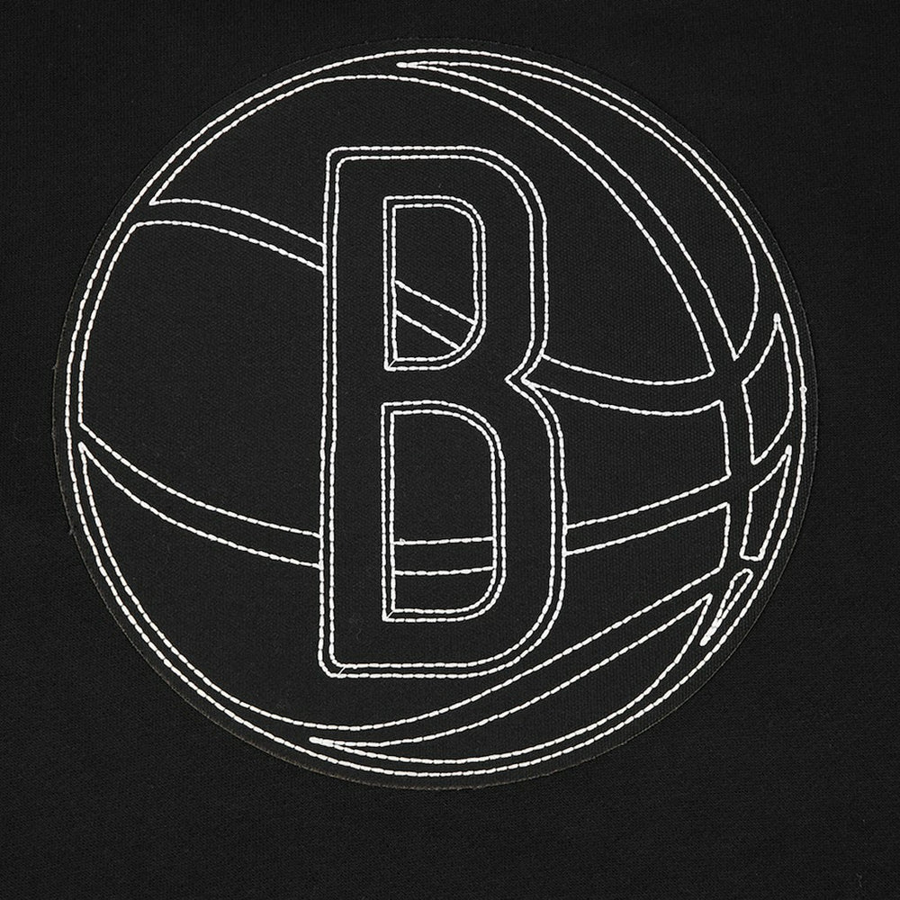 Brooklyn Nets Pro Standard Paint the City Drop Shoulder Sweatshirt Black outlet