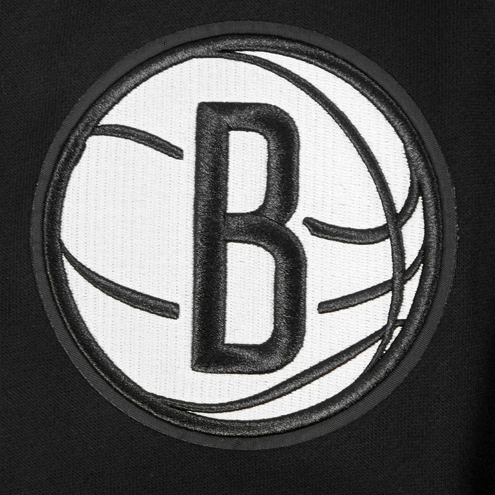 Brooklyn Nets Pro Standard Paint the City Drop Shoulder Sweatshirt Black outlet