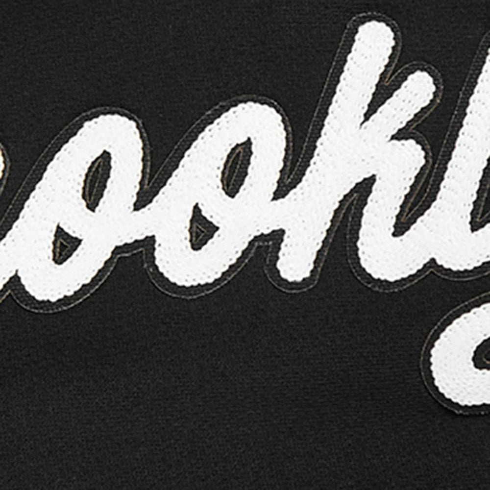 Brooklyn Nets Pro Standard Paint the City Drop Shoulder Sweatshirt Black outlet