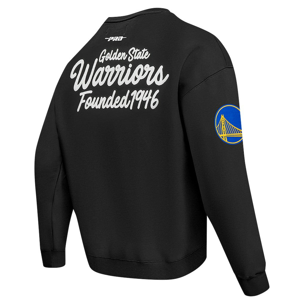 Golden State Warriors Pro Standard Paint the City Drop Shoulder Sweatshirt Black outlet