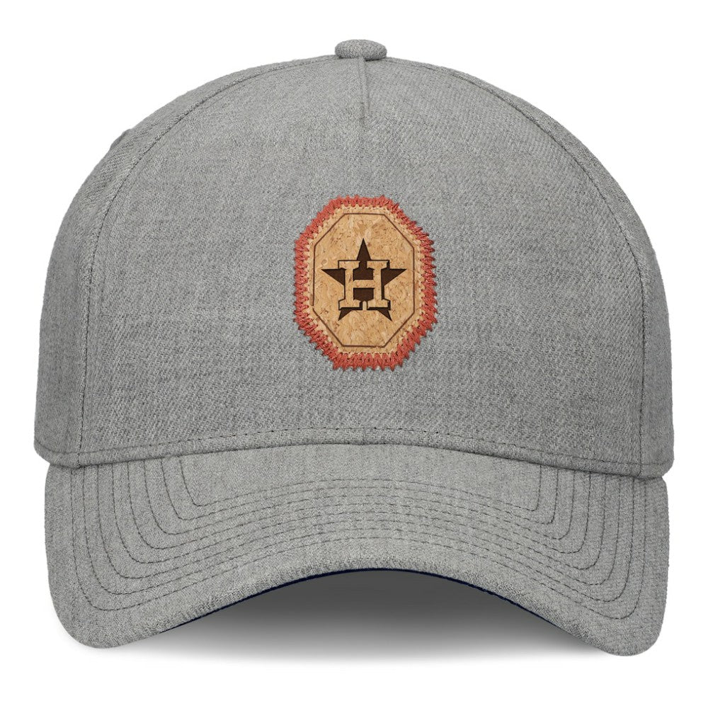 Houston Astros Fanatics Signature Elements Cork Patch A-Frame Adjustable Hat - Gray Hats