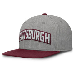 Pittsburgh Pirates Fanatics Elements Felt Chainstitch Snapback Hat - Gray/Maroon Hats