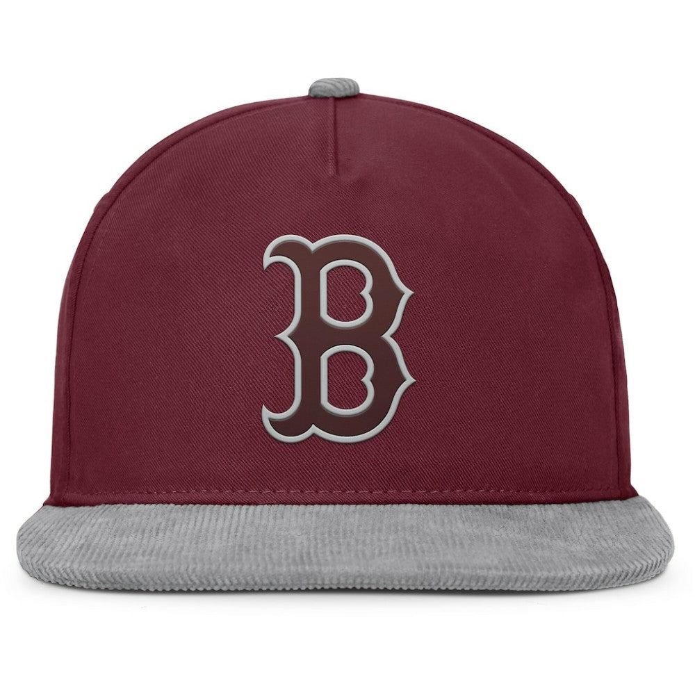 Boston Red Sox Fanatics Front Office Snapback Hat - Wine Hats