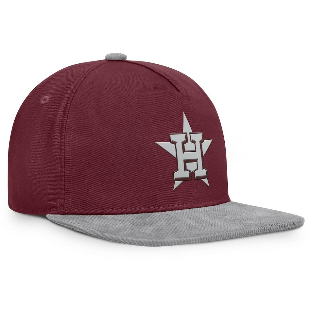 Houston Astros Fanatics Front Office Snapback Hat - Wine Hats