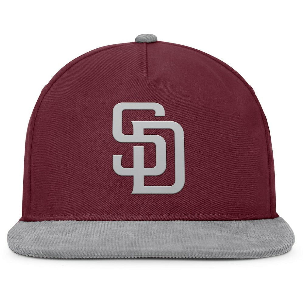 San Diego Padres Fanatics Front Office Snapback Hat - Wine Hats
