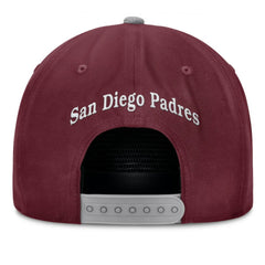 San Diego Padres Fanatics Front Office Snapback Hat - Wine Hats