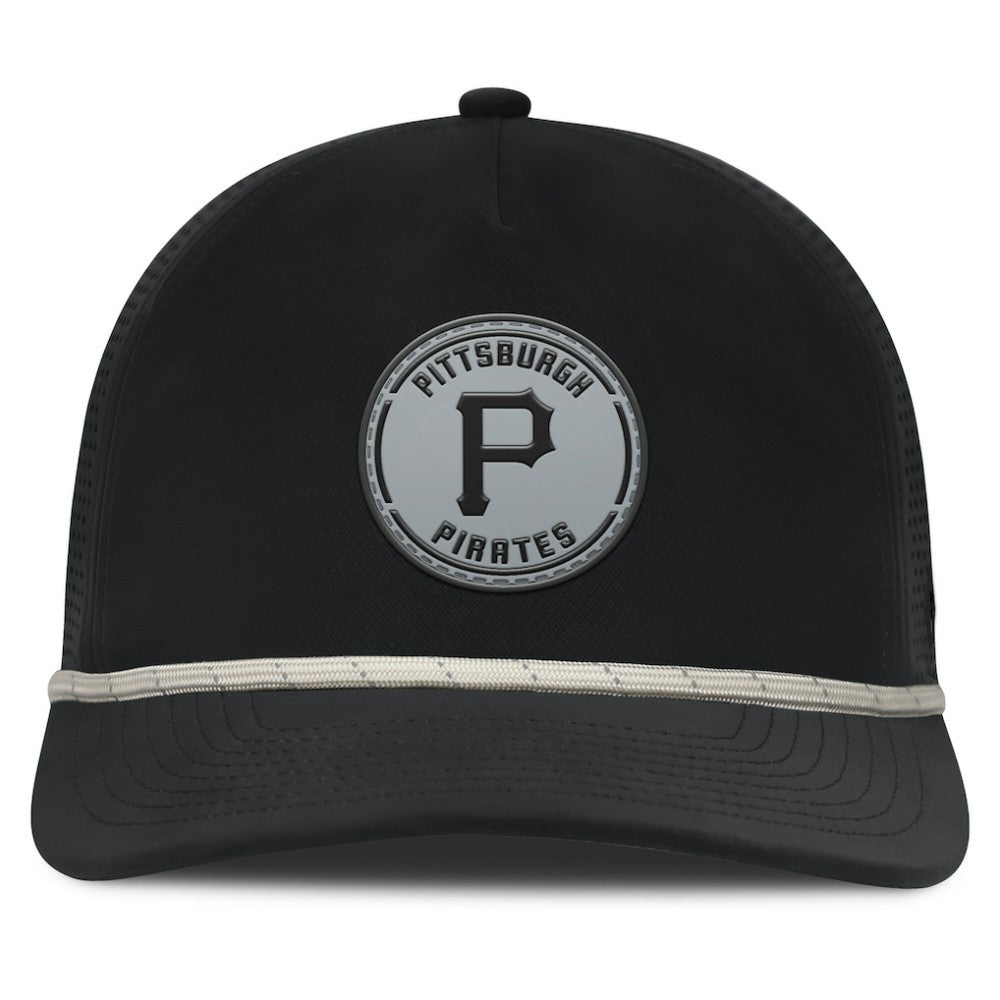Pittsburgh Pirates Fanatics Signature A-Frame Adjustable Hat - Black Hats