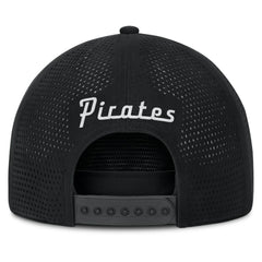 Pittsburgh Pirates Fanatics Signature A-Frame Adjustable Hat - Black Hats