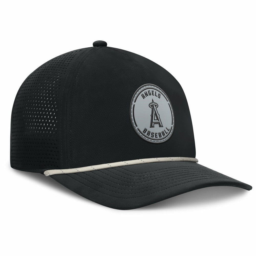 Los Angeles Angels Fanatics Front Office Performance A-Frame Adjustable Hat - Black Hats