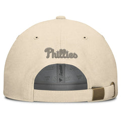 Philadelphia Phillies Fanatics Front Office Leather Patch Adjustable Hat - Cream Hats