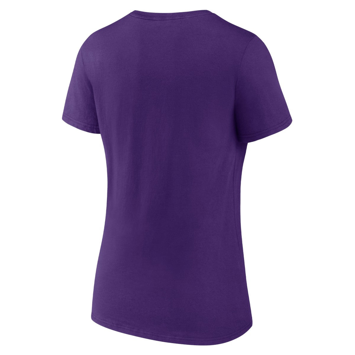 Los Angeles Lakers Women's Primary Logo V-Neck T-Shirt Purple