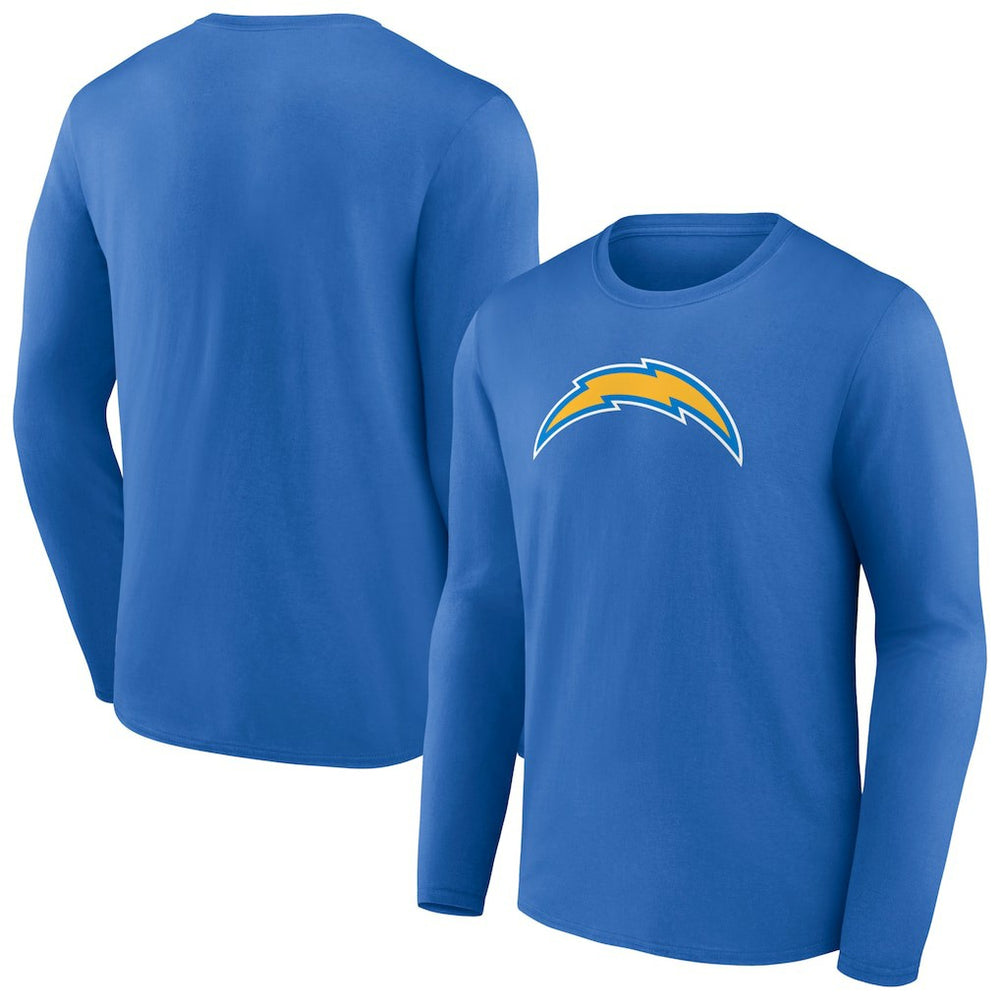 Los Angeles Chargers Primary Logo Long Sleeve T-Shirt - Powder Blue T-shirts