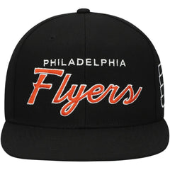Philadelphia Flyers Mitchell & Ness Core Team Script 2.0 Snapback Hat - Black | US 201212969