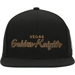 Vegas Golden Knights Mitchell & Ness Core Team Script 2.0 Snapback Hat - Black | US 201212977