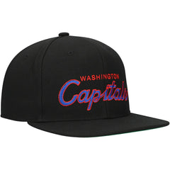 Washington Capitals Mitchell & Ness Core Team Script 2.0 Snapback Hat - Black | US 201212978