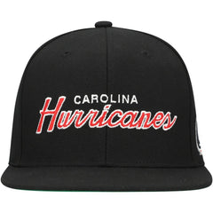 Carolina Hurricanes Mitchell & Ness Core Team Script 2.0 Snapback Hat - Black | US 201212986