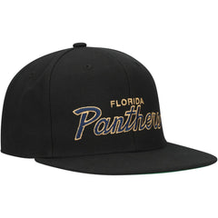 Florida Panthers Mitchell & Ness Core Team Script 2.0 Snapback Hat - Black | US 201212988