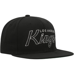 Los Angeles Kings Mitchell & Ness Core Team Script 2.0 Snapback Hat - Black | US 201212990