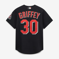 Ken Griffey Jr. Cincinnati Reds Mitchell & Ness Cooperstown Collection Authentic Mesh Batting Practice Jersey - Black Jerseys