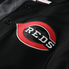 Ken Griffey Jr. Cincinnati Reds Mitchell & Ness Cooperstown Collection Authentic Mesh Batting Practice Jersey - Black Jerseys