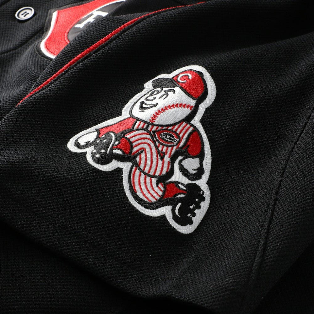 Ken Griffey Jr. Cincinnati Reds Mitchell & Ness Cooperstown Collection Authentic Mesh Batting Practice Jersey - Black Jerseys