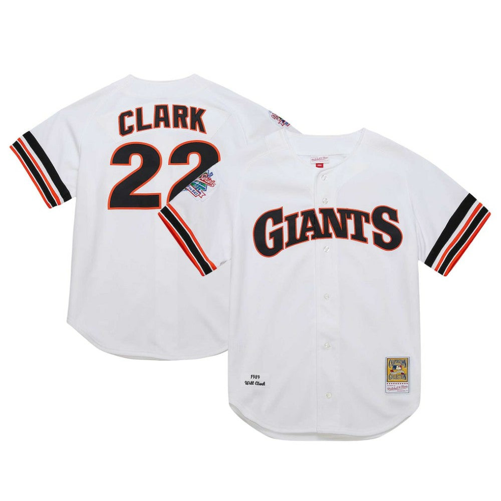 Will Clark San Francisco Giants Mitchell & Ness Cooperstown Collection 1989 Authentic Jersey - White Jerseys