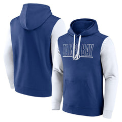 Tampa Bay Lightning Logo Athletic Deliver Fleece Pullover Hoodie - Blue | US 201230186